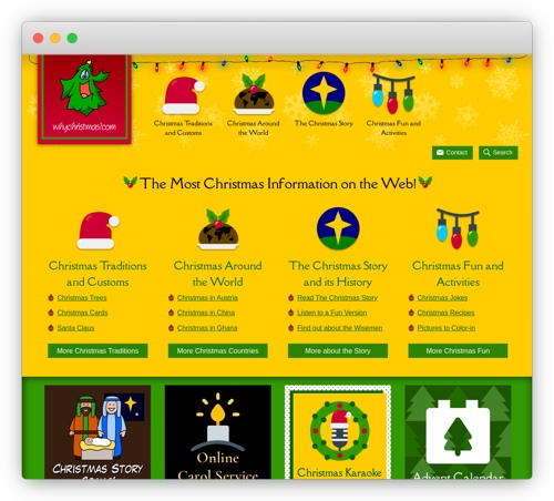 Visit whychristmas.com - the most Christmas information on the web!